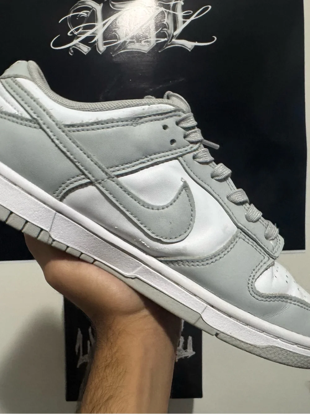 Nike dunk low Grey Fog size 8 men